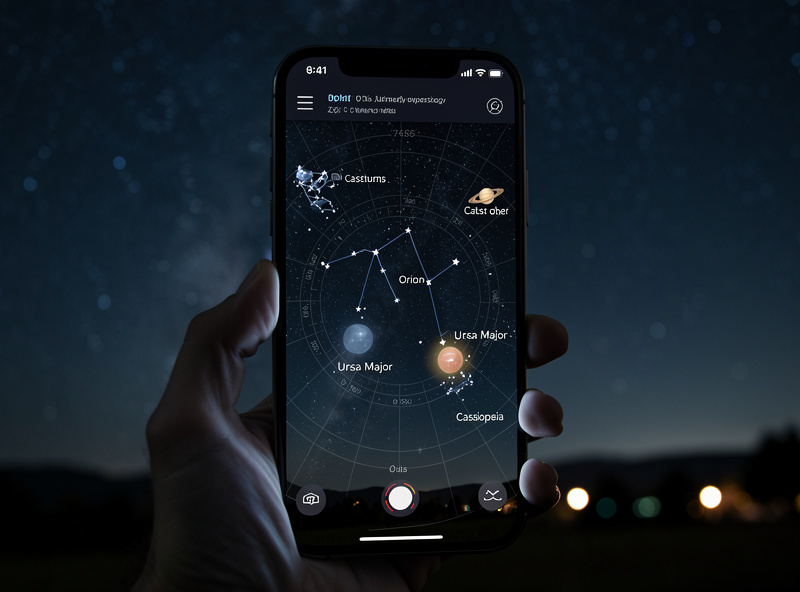 Light pollution map overlay showing a dark sky preserve surrounded by brightly lit urban areas