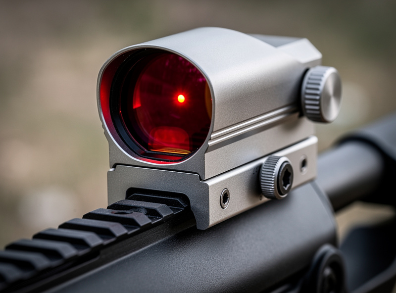 Red dot sight transparent window