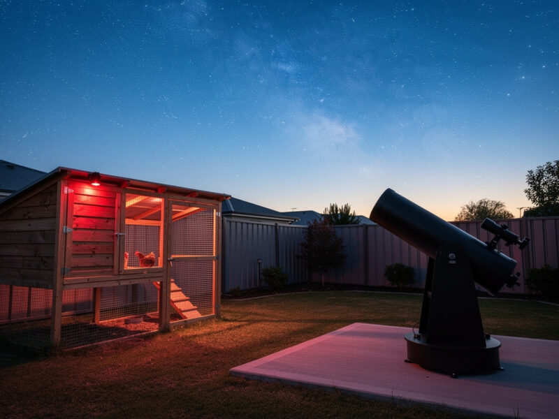 Light Pollution from Coop Lights: How to Have Both Hens and Stars