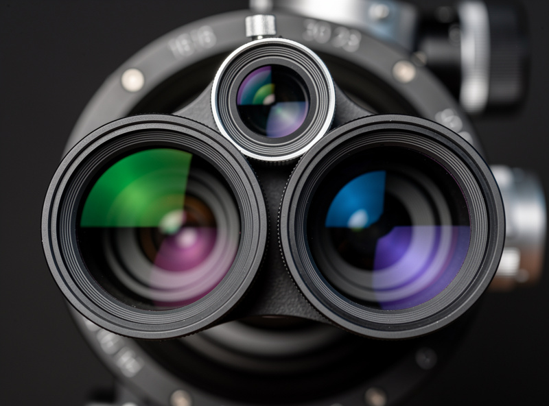 Multi-coated lens elements in a triplet apochromatic refractor telescope