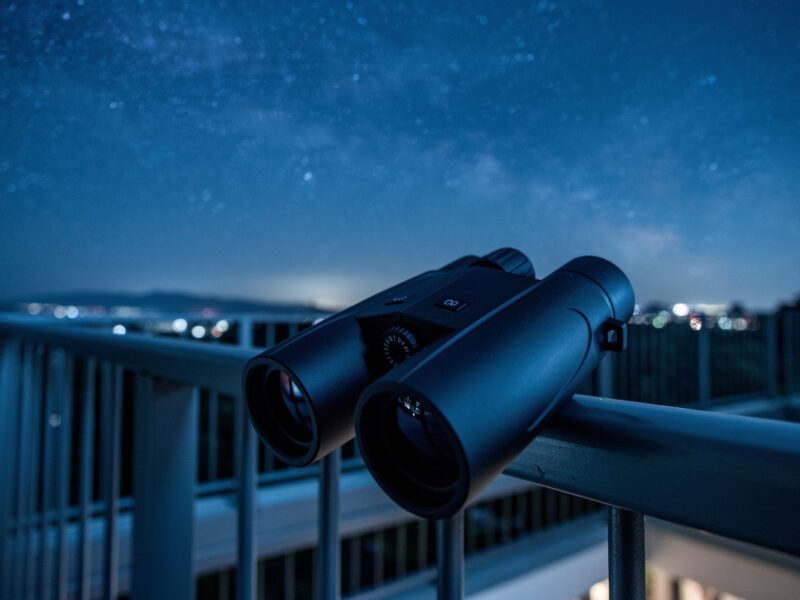 Image-Stabilized Binoculars for Astronomy