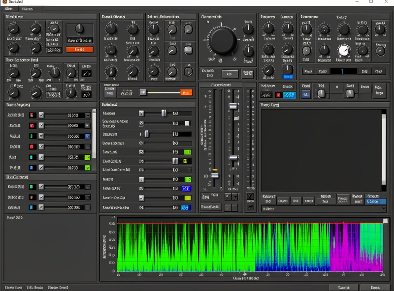 Close-up of a dense astrophotography processing interface with modules, masks, and a histogram